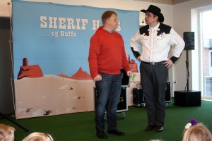 Sherif Haps kom forbi for at hilse på Preben