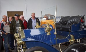 Den blå Buick 1907, som Tove og Martin Andersen var tilmeldt med til "Styrkeprøven" i Norge. 