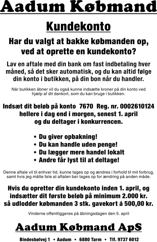 Kundekonto (2)