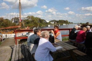 Eftermiddagskaffe ved Kammerslusen uden for Ribe