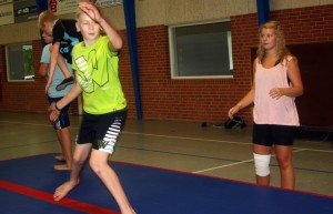 Tanja som leder af action jump