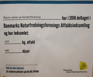 Affaldsindsamling 2016