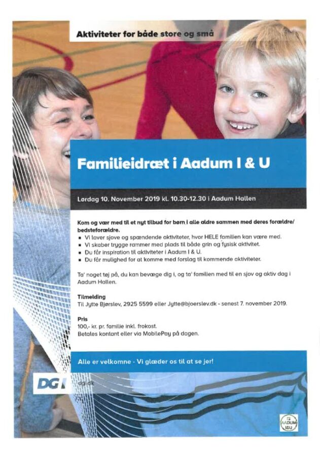 Familieidræt 10. november 2019